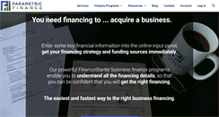 Desktop Screenshot of parametricfinance.com